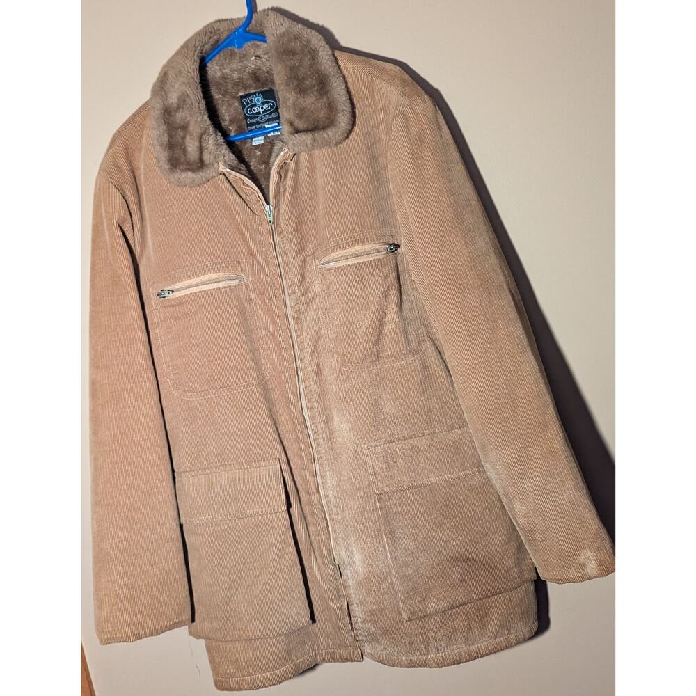Vintage Cooper Designer Outerwear Corduroy Jacket Size 44
